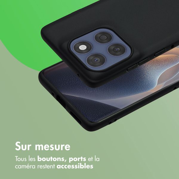 imoshion Coque Couleur Motorola Edge 60 Pro - Noir