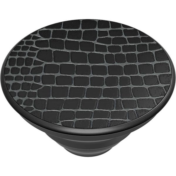 PopSockets Luxe PopGrip - Embossed Metal Croc