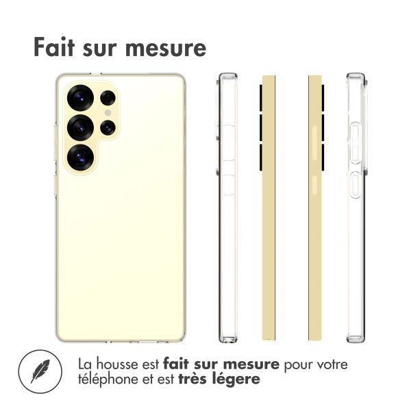 Accezz Coque Clear Samsung Galaxy S25 Ultra - Transparent