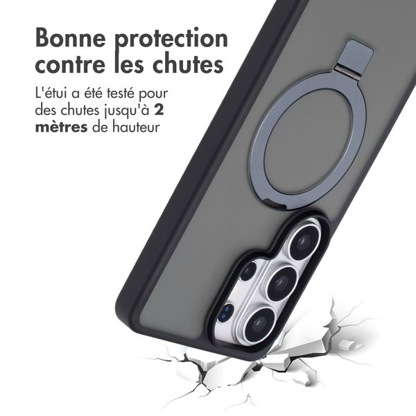 Accezz Coque Ring Stand avec MagSafe Samsung Galaxy S26 Ultra - Noir