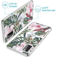 imoshion Coque Design Samsung Galaxy A41 - Jungle - Vert / Rose