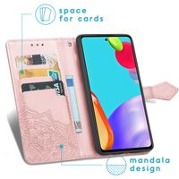 imoshion Etui de télephone Mandala Samsung Galaxy A52(s) (5G/4G) - Rose Doré
