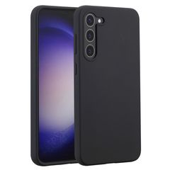 Accezz Coque Liquid Silicone Samsung Galaxy S23 Plus - Noir