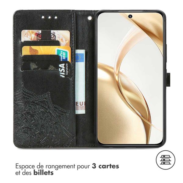 imoshion Etui de télephone Mandala Honor 200 - Noir