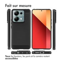 imoshion Coque Brushed Xiaomi Redmi Note 13 Pro (5G) / Poco X6 - Noir