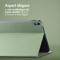 Accezz Coque tablette Classic Apple iPad Air 11 pouces (2025) M3 / (2024) M2 / Air 5 (2022) / Air 4 (2020) - Vert