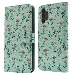 imoshion Étui de téléphone portefeuille Design Samsung Galaxy A13 (4G) - Blue Flowers