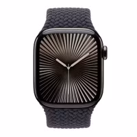 Apple Bracelet Solo tressé Apple Watch | 44/45/46/49 mm - Taille 9 - Midnight