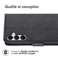 imoshion Étui de télephone portefeuille Samsung Galaxy A15 (5G/4G) - Noir