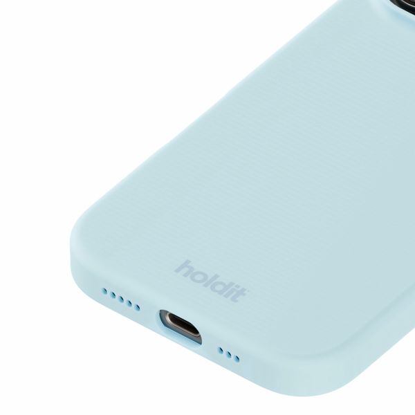 Holdit Coque Silicone Apple iPhone 16 Pro Max - Mineral Blue