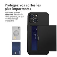 imoshion Coque arrière avec porte-cartes Apple iPhone 14 - Noir