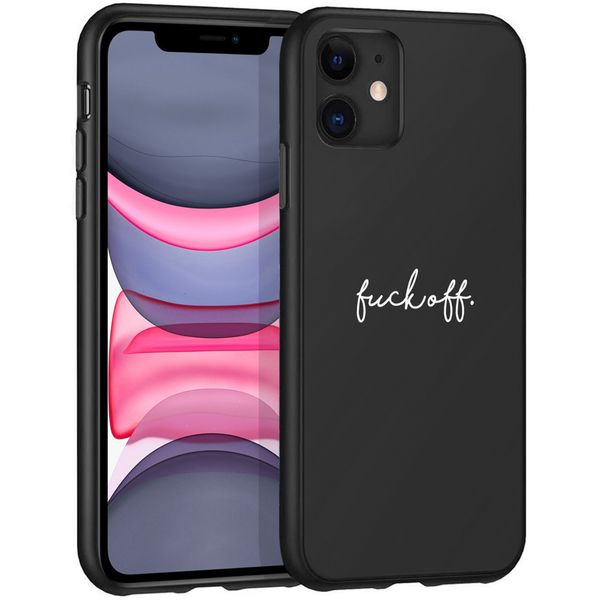 imoshion Coque Design iPhone 11 - Fuck Off - Noir