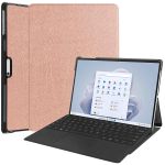 imoshion Coque tablette Trifold Microsoft Surface Pro 9 / Pro 10 / Pro 11 - Rose Dorée