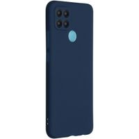 imoshion Coque Couleur Oppo A15 - Bleu foncé