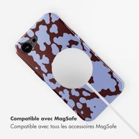 Selencia Coque arrière Vivid avec MagSafe Apple iPhone 16e - Moo'd Lavender Glow