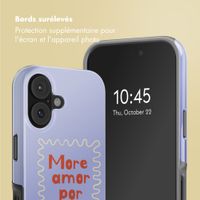 Selencia Coque arrière Vivid avec MagSafe Apple iPhone 17 - More Amor