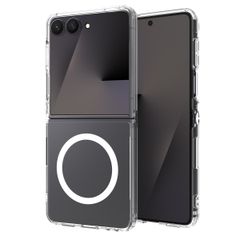 Accezz Coque arrière Xtreme Impact avec MagSafe Samsung Galaxy Z Flip 7 - Transparent