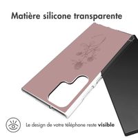 imoshion Coque Design Samsung Galaxy S23 Ultra - Floral Pink