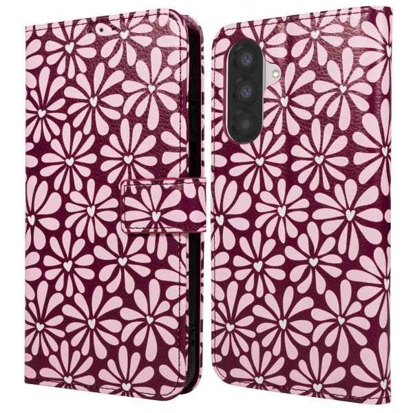 imoshion Étui de télephone portefeuille Design Samsung Galaxy A17 (5G) - Bloom Love Blush