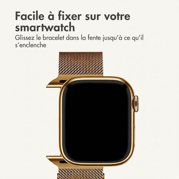 imoshion Bracelet magnétique milanais Apple Watch | 38/40/41/42 mm - Doré