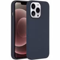 Accezz Coque Liquid Silicone avec MagSafe Apple iPhone 13 Pro Max - Bleu foncé