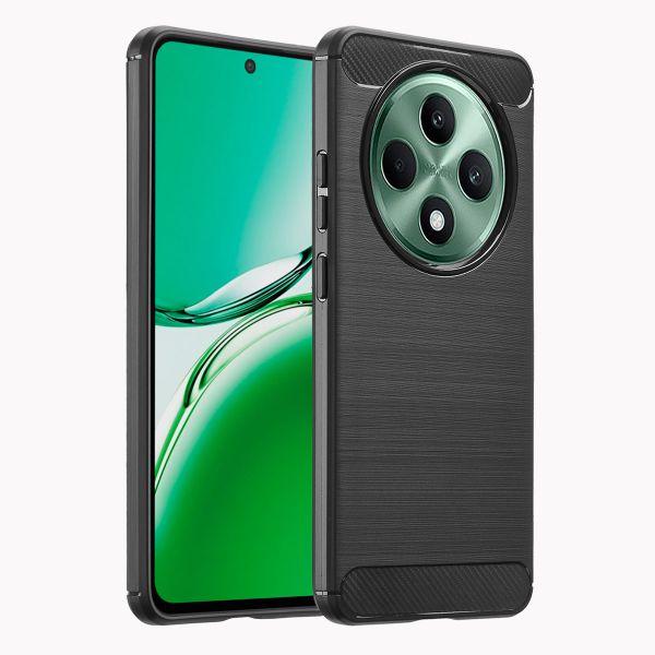 imoshion Coque Brushed Oppo Reno 12F 5G - Noir