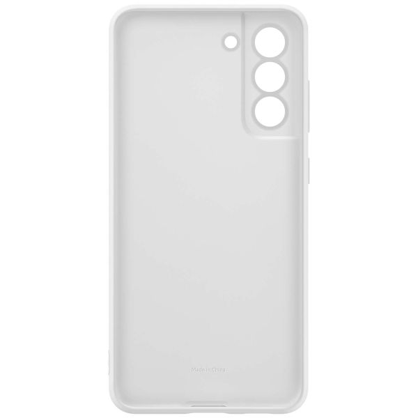 Samsung Original Coque en silicone Galaxy S21 FE - White