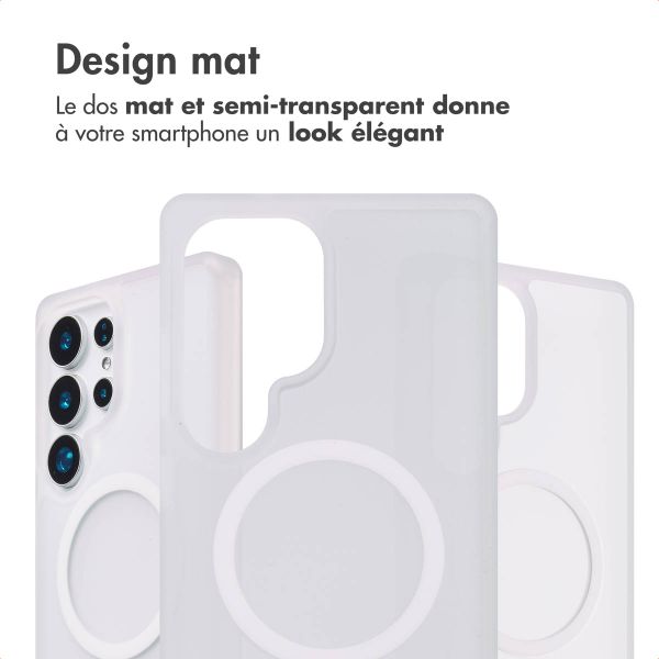 imoshion Coque Color Guard avec MagSafe Samsung Galaxy S25 Ultra - Blanc