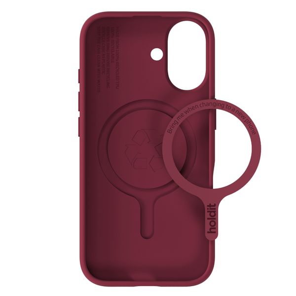 Holdit Coque MagSafe Apple iPhone 17 - Red Velvet
