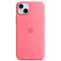 Apple Coque en silicone MagSafe iPhone 15 Plus - Rose