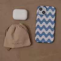 Selencia Coque Vivid Apple AirPods 1 / 2 - Wave Vibes Classic Blue