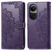 imoshion Etui de téléphone portefeuille Mandala Oppo Reno 10 / 10 Pro - Violet