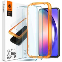 Spigen Protection d'écran en verre trempé GLAStR EZ Fit + Applicator 2-pack Samsung Galaxy A54 (5G)