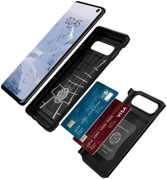 Spigen Coque Slim Armor CS Samsung Galaxy S10 - Noir