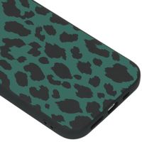 imoshion Coque Design iPhone 12 (Pro) - Léopard - Vert / Noir