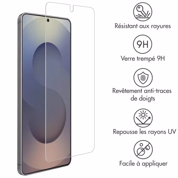 Accezz Protection d'écran en verre trempé Samsung Galaxy S26 Ultra