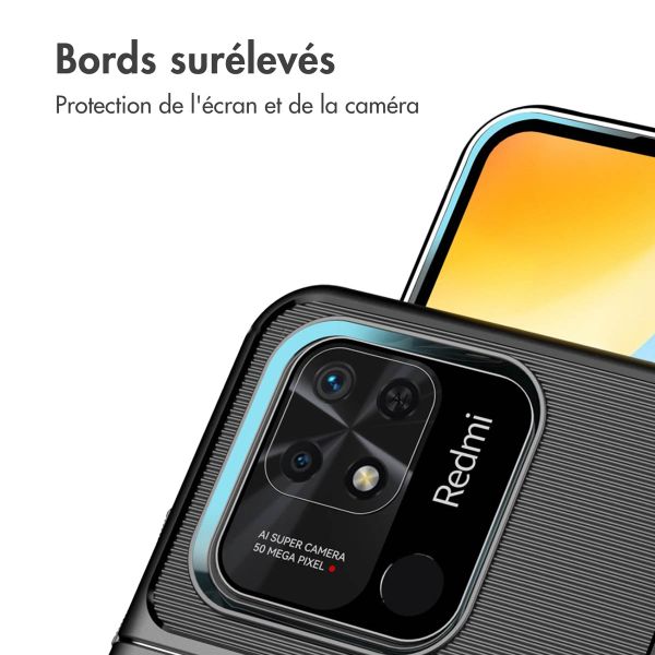 imoshion Coque arrière Thunder Xiaomi Redmi 10C - Noir