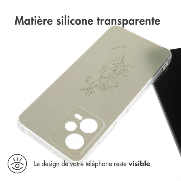 imoshion Coque Design Xiaomi Redmi Note 12 Pro (5G) - Floral Green