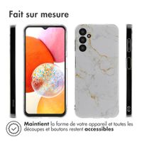 imoshion Coque Design Samsung Galaxy A14 (5G/4G) - White Marble