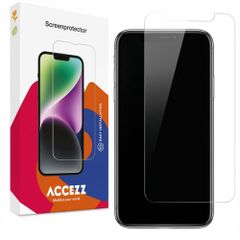 Accezz Protection d'écran en verre trempé Apple iPhone 11 Pro / Xs / X