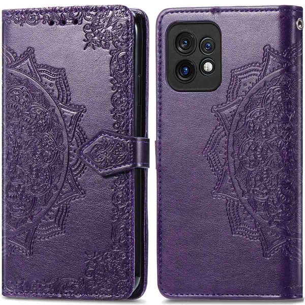 imoshion Etui de téléphone portefeuille Mandala Motorola Edge 40 Pro - Violet