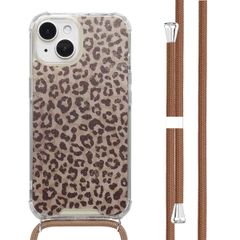 imoshion Coque Design avec cordon Apple iPhone 15 - Leopard Mood