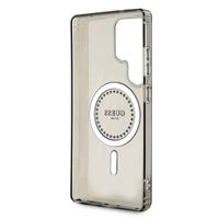 Guess Coque MagSafe IML avec strass Samsung Galaxy S25 Ultra - Noir