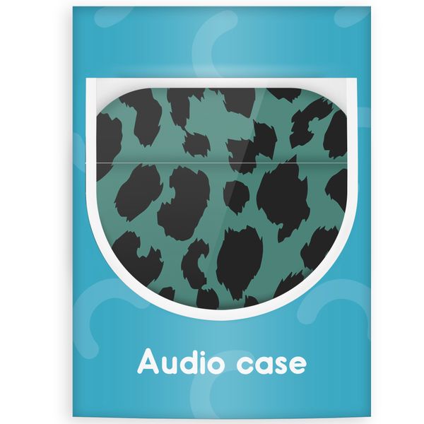 imoshion Coque Hardcover Design AirPods Pro - Green Leopard