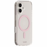 Holdit Coque MagSafe iPhone 16 Plus - Rose / Transparent