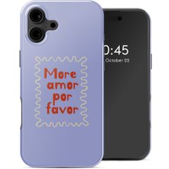 Selencia Coque arrière Vivid avec MagSafe Apple iPhone 16 - More Amor