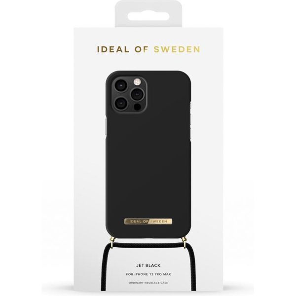 iDeal of Sweden Coque Ordinary Necklace Apple iPhone 12 Pro Max - Jet Black