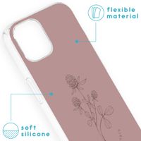 imoshion Coque Design iPhone 13 - Floral Pink