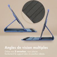 imoshion Coque tablette rotatif à 360° Honor Pad 10 - Bleu foncé