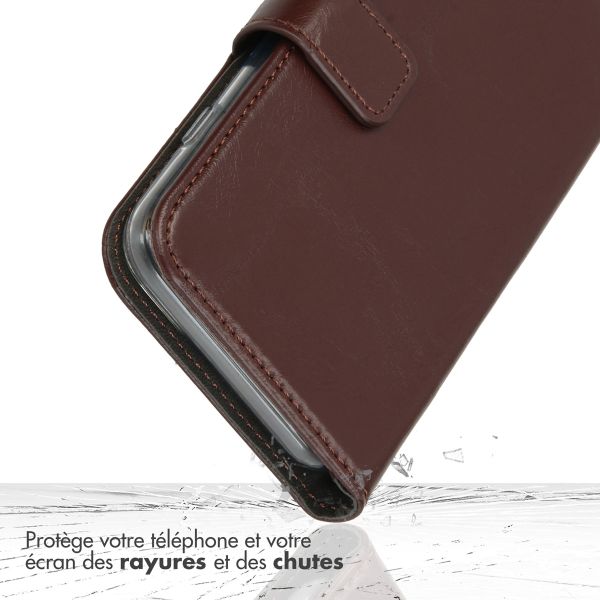 Selencia Étui de téléphone portefeuille en cuir véritable Samsung Galaxy A52(s) (5G/4G)
